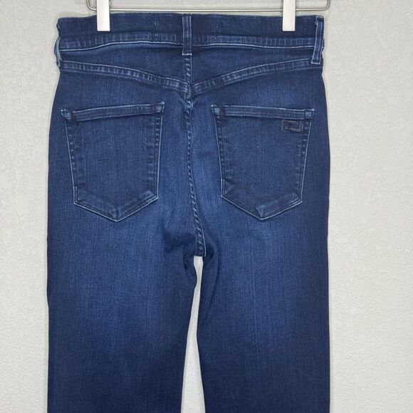 AYR Jeans Womens 28 Blue Sweetest Thing Stretch Denim Cropped Straight Made USA - Picture 6 of 10